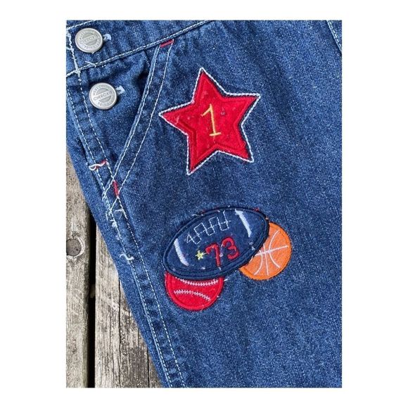Cherokee Denim Coveralls Overalls Patches - Picture 8 of 11